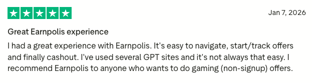 5-star review: Great Earnopolis experience